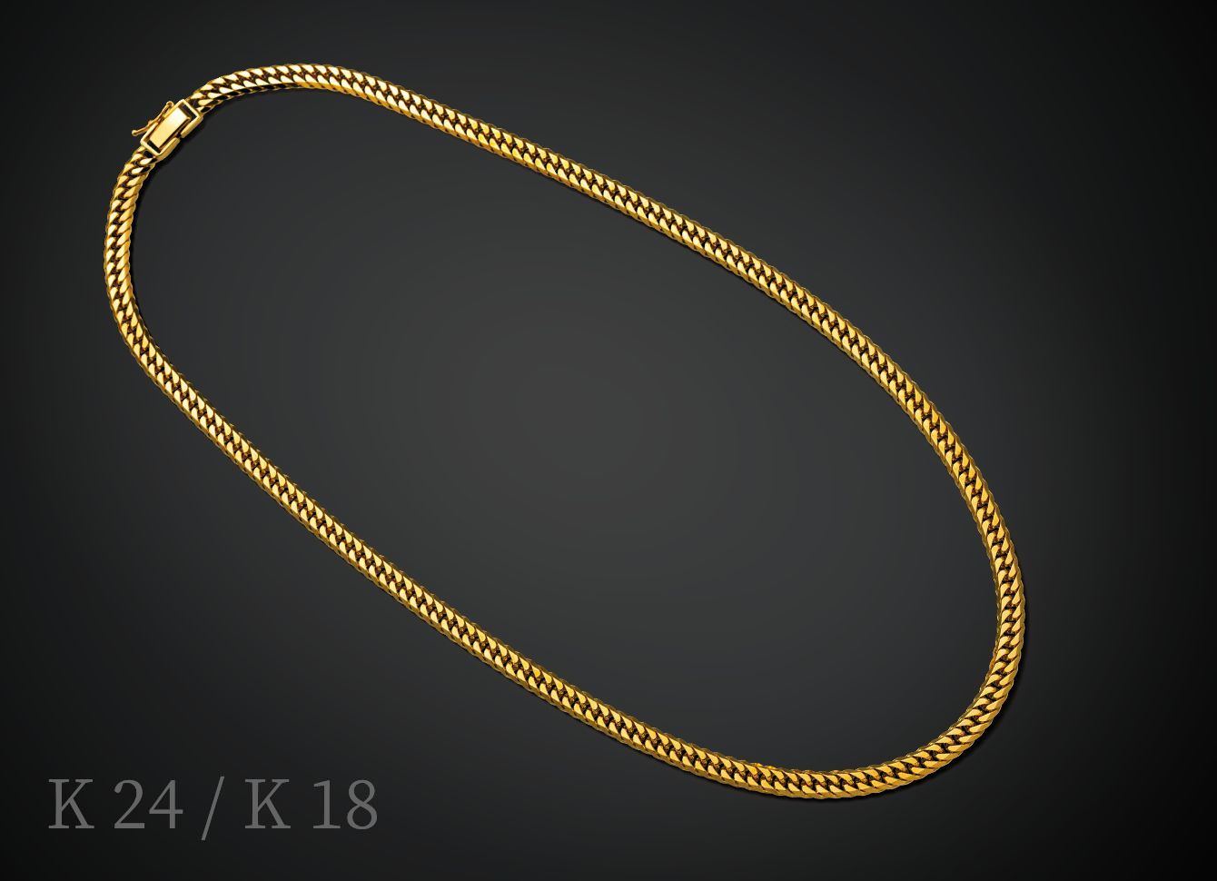 K24 / K18 喜平ネックレス（イメージ）